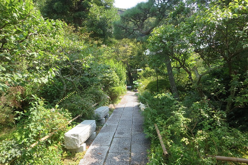妙法寺の境内
